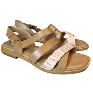 Dr Scholls Original Collection Magnolia Sandal Pink Brown Womens 7.5